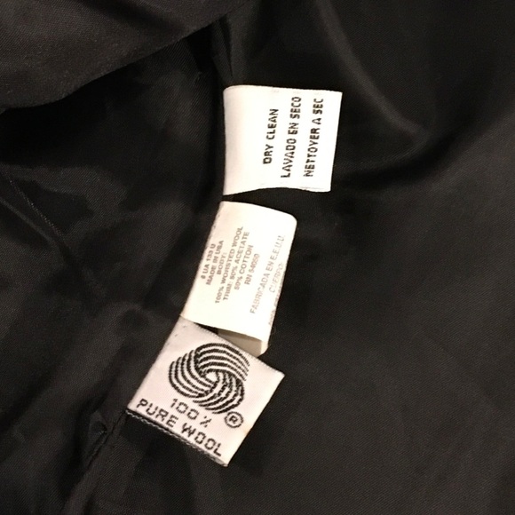 Dior Black Wool Coat/Jacket Size 10 - Picture 10 of 10